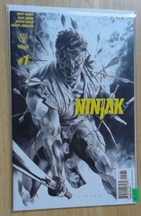 C0291: Ninjak: #1: 1:60 Variant B&W: 7.5 VF-